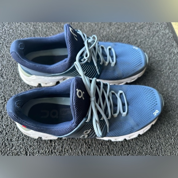 On Running Blue Sneakers size 10.5 - Picture 3 of 10